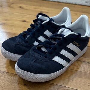 Adidas Kids Gazelle Black and White Sneakers